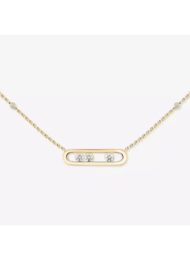 ميسيكا انزلاق قلادة النساء ديناميكية كاملة الماس قلادة سلسلة collarbone - Image 2